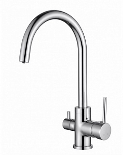 Смес д/кухни Kaiser Merkur бок под фильтр R-излив ф35 хром (26744)