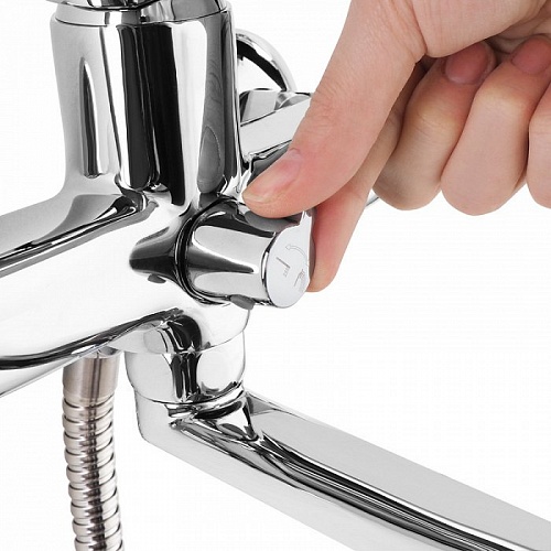 Смес. д/ванны Zodiac длинный излив ZODSBL2i10WA без аксессуаров (7817)