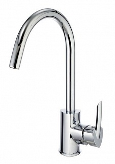 Смеситель д/кухни "MARS"  (3505С) 35 мм. высок. поворот. излив LEMARK 