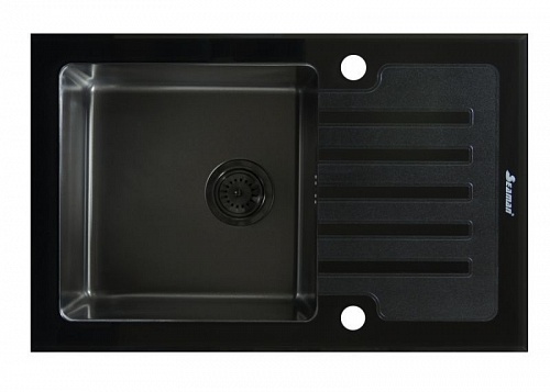 Кухонная мойка Seaman Eco Glass SMG-780B Gun (PVD)
