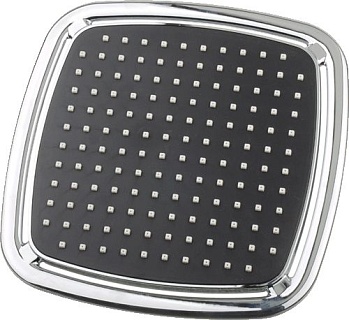 Верхний душ ARGO FORTE 250мм пластик, черный  44204