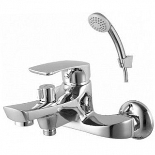 Смеситель д/ванны "PLUS SHAPE" (1712С) моно короткий излив  LEMARK снят с производства ВЫГОДА!!