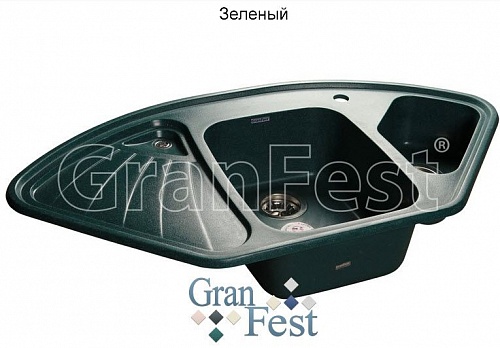 Кухонная мойка Granfest Corner GF-C1040E