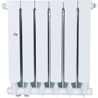 Радиатор биметаллический нижнее правое под.SRB-0320-050006 STOUT Space 500 6 секции ВЫГОДА