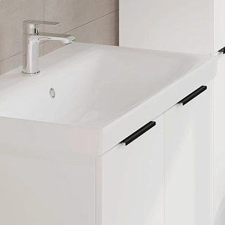 Комплект мебели 80 "Берлин-80" напольная 2 дв. белая VIANT (ум.MODUO-80)