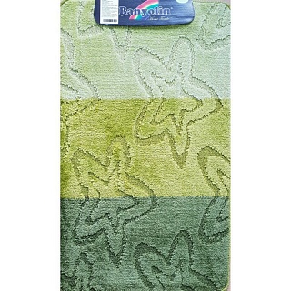 Коврик для ванной "SILVER" 60х100см зеленый 00213