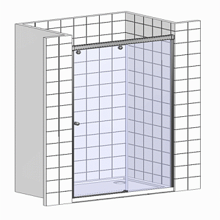 Дверь для душа BelBagno UNO-BF-2-170-Р-Cr