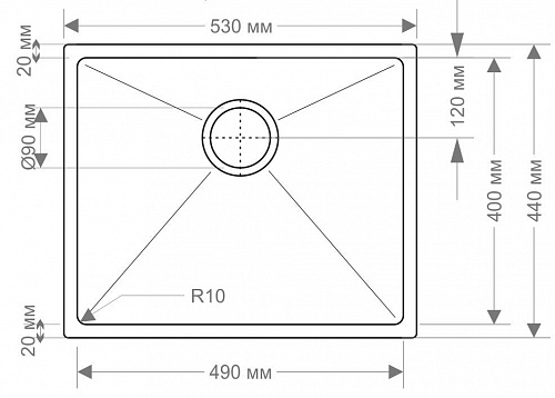 Кухонная мойка Seaman Eco Marino SME-530