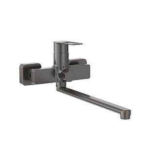 Смеситель д/ванны "KOBE" (KOB-1015) оружейная сталь  длинный  излив TOKITO