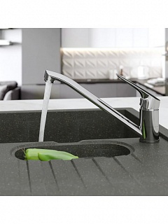 Смеситель д/кухни "Takase" (TAK-1012) поворотный излив TOKITO