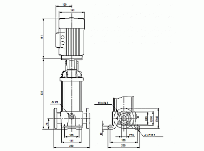Насос CR 5-4 (0,55кВт, 3х400V) 96517039 ВЫГОДА