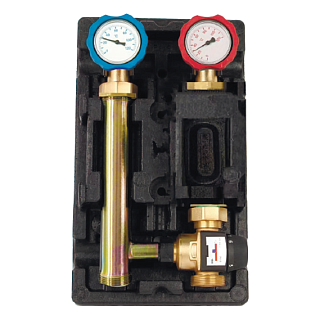 Группа насосная  с термост.клапаном 1" без насоса в теплоизоляции (RDG-1002-002501) ROMMER