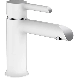 Смеситель д/раковины SHEVANIK белый/хром S6001F