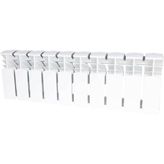 Радиатор биметаллическй ROMMER Plus BM 200 10 секций (RAL9016)