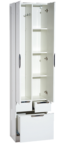 Пенал напольный "Орхидея" 50  3 ящ. MISTY  