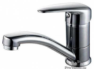 Смеситель д/умывальника "PRAMEN" (3307С) 35 мм. пов.излив хром LEMARK ВЫГОДА!!