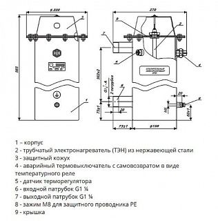 Котел электрический ЭПО  - 24 электроприбор отопительный (14056+15345)