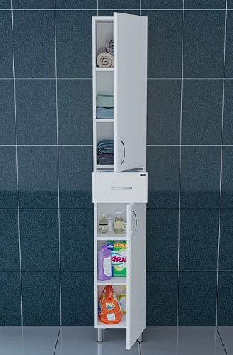 Пенал напольный "Стандарт" 30см 1 ящик правый СанТа