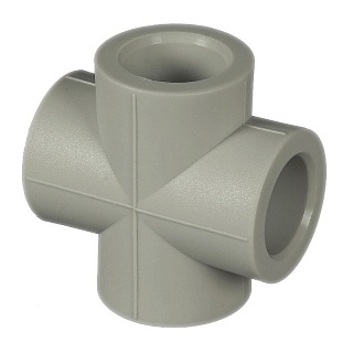 Крестовина 32 серый (10/50) ПРО АКВА (PA17012PG)