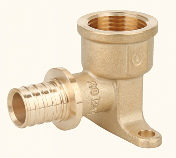 Угольник настенный вн/р 20-1/2" латунь (10/60) (G1312.2004)  GAPPO