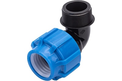 Отвод с нар.р. ф40х1 1/2" ТПК-АКВА (30)