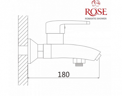 Смеситель д/ванны к/н  SHEVANIK S5002