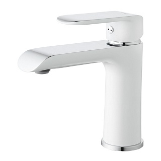 Смес. д/умывальника  Calipso CALSB00i01 белый/хром