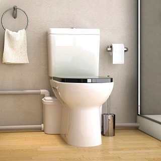 Насос-измельчитель SANIBOX (1унит.+3 умыв.) 4м↑80м → 0,47кВт SFA