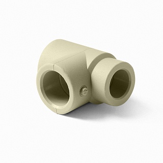 Тройник редуцир. 75*32*75 серый (4/12) ПРО АКВА (PA14571РG)