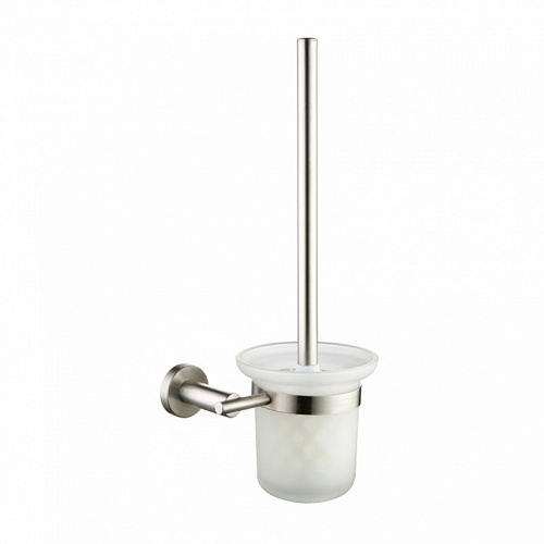 Ершик для унитаза подвесной MELANA сатин хром MLN-861006