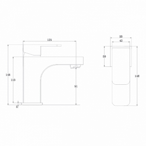 Смес д/раковины Kaiser Sonat, ф35 гигиен.душ. (34088)