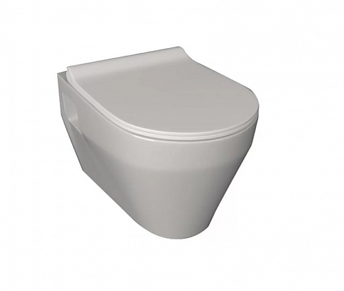 Унитаз подвесной   "Бари" КЕРАМИН безободковый сиденье мультилифт