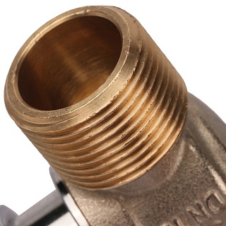 Кран шар. с нак. гайкой угл., баб. НР 3/4x3/4 (SVB-0010-000020) STOUT