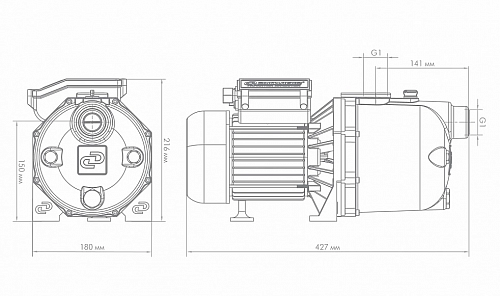 Насос поверхностный "Джамбо" 70/50Ч