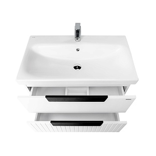 Комплект мебели 80 "Сицилия-80" подвесная 2 ящика белый  VIANT (ум.MODUO-80)