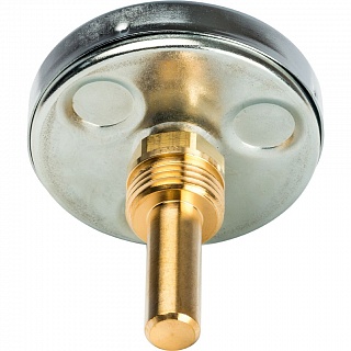 Термометр бим.,  0...160' C, шток 50мм (63мм, кл.точ.2,5) (SIM-0002-635015) (STOUT)