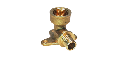 Угольник с креплением латунный 20х1/2'' вн. резьба  (HFWQE00058) Hipex