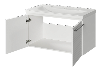 Комплект мебели 80 "CATANIA-80" подвесная 2 дв.  MISTY (ум.EVVA-80) СНЯТО С ПРОИЗВОДСТВА