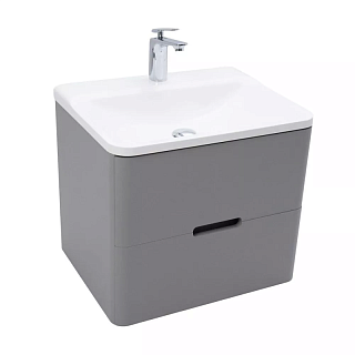 Комплект мебели 60 "Бали-60" подвесная 2 ящ. серый VIANT (ум.Solo-60)