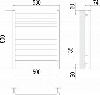  "" 500800 8      RAL 9003 TERMINUS