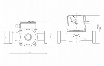 Насос циркул. ЦИРКУЛЬ 32/60 с гайками (Джилекс) (3260)