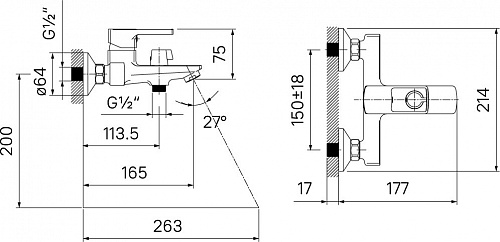 Смеситель для ванны, Bild, IDDIS, BILSB00i02WA