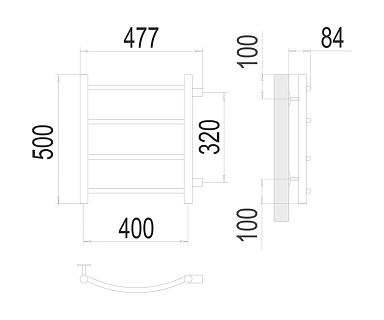  400500 4 / / 320 "" TERMINUS