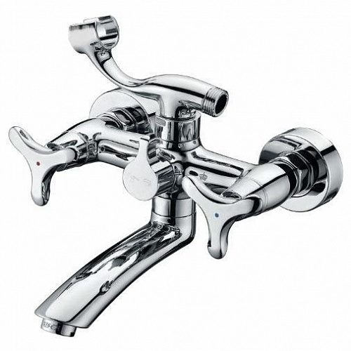 Смес д/ванны Kaiser Trio кер.излив 15см (57122)