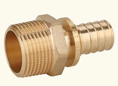 Переходник н/р 25-1" латунь (5/60) (G1307.2506) GAPPO