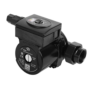 Насос цирк. PRIME-B1-256-130 DN25, PN10, Qmax= 3.7м3/ч, Hmax=6м, Tmax=110°С, 220В, с гайками (5006) Aquario