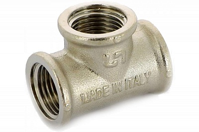 Тройник 1/2" г/г/г ник. UNI FITT 615N2220