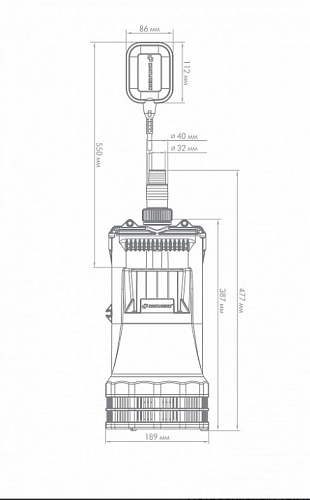 Насос "Дренажник" 200/25 (5152)