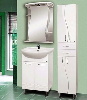 Зеркало-шкаф 55 "Лиана-55" левое (подсветка) MISTY 