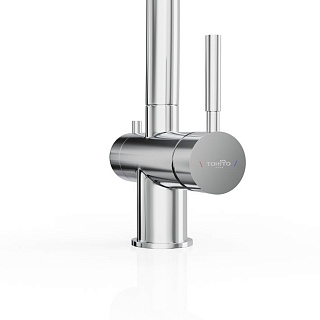 Смеситель д/кухни "AISAI" (AIS-1021) под фильтр с вытяжным изливом TOKITO (фитинг под фильтр выписывать дополнительно арт.46553)